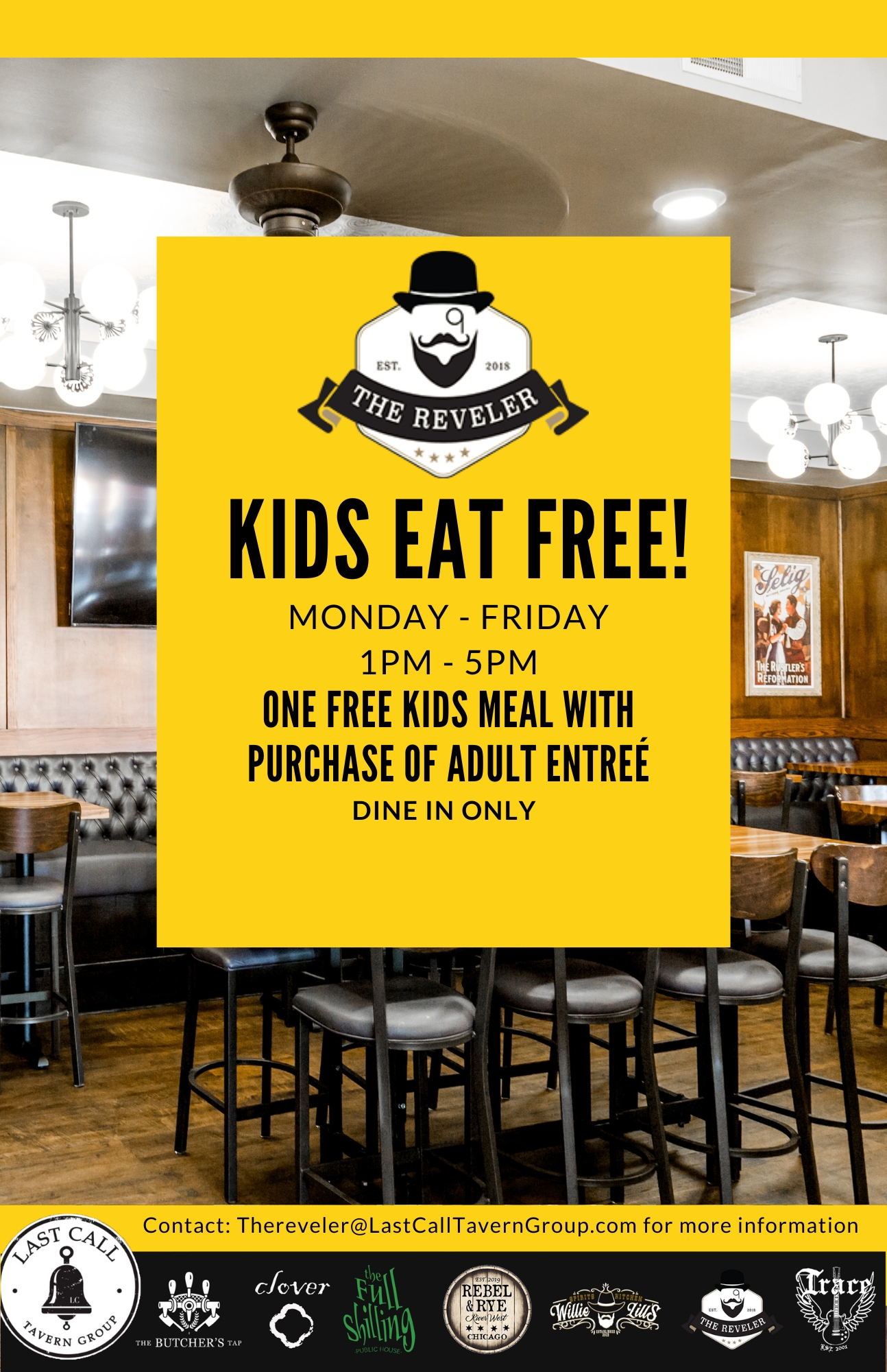 Kids Eat Free-The Reveler