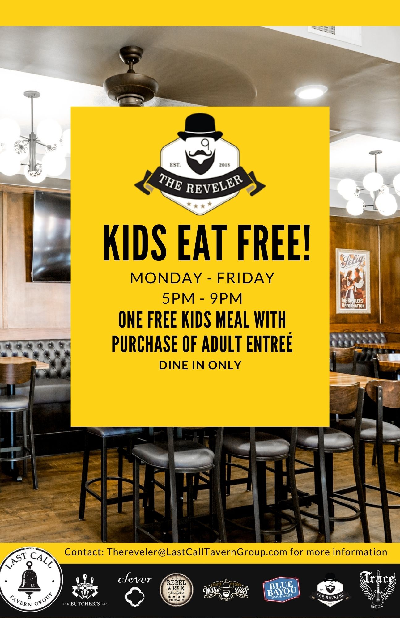 Kids Eat Free-The Reveler
