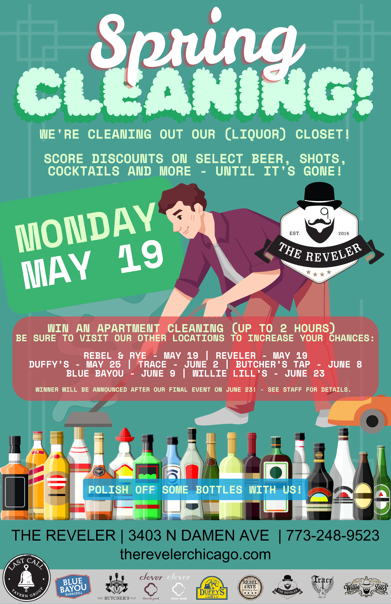 Half Off Pizza Monday at the Reveler