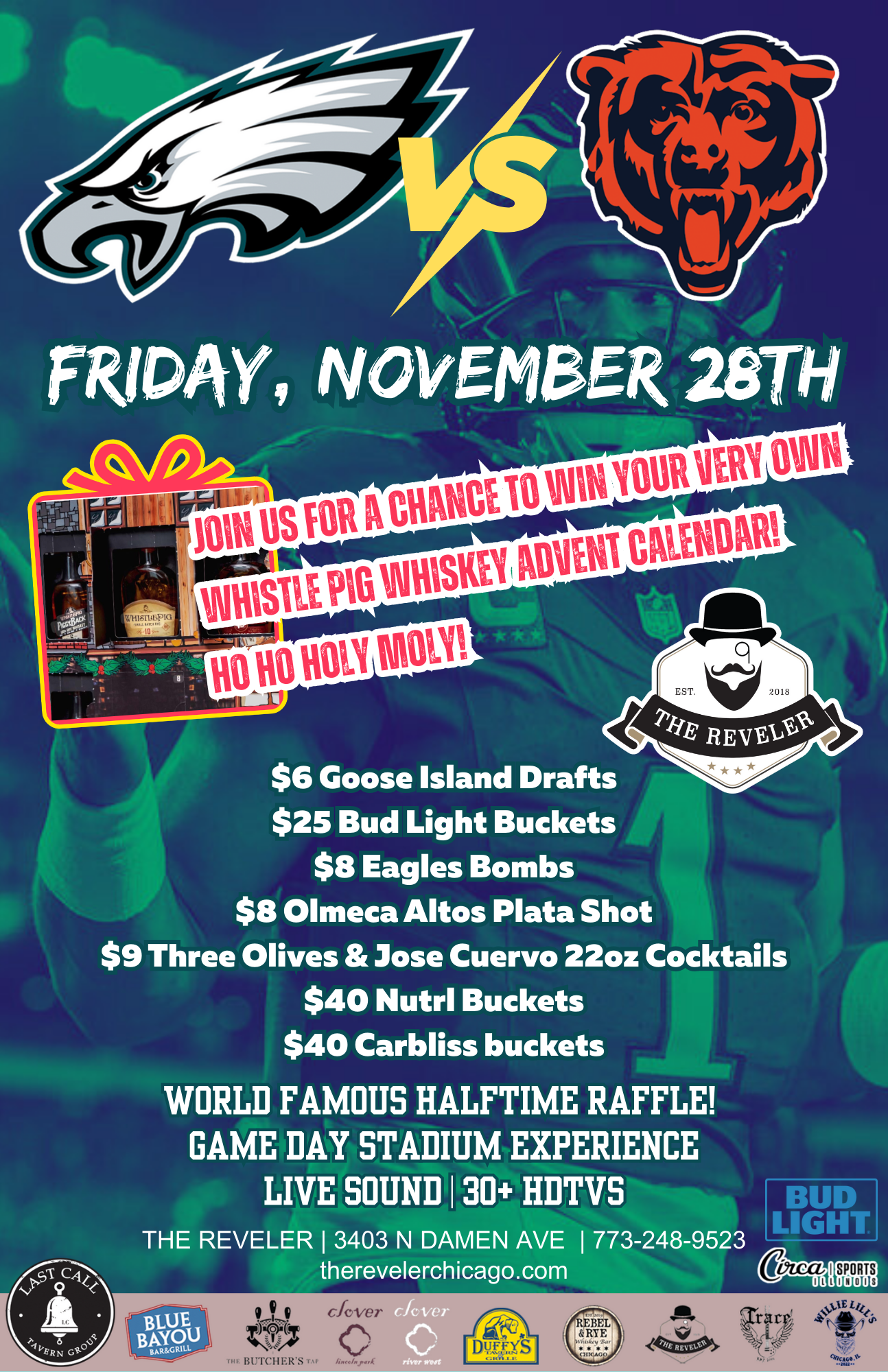 Half Off Pizza Monday at the Reveler