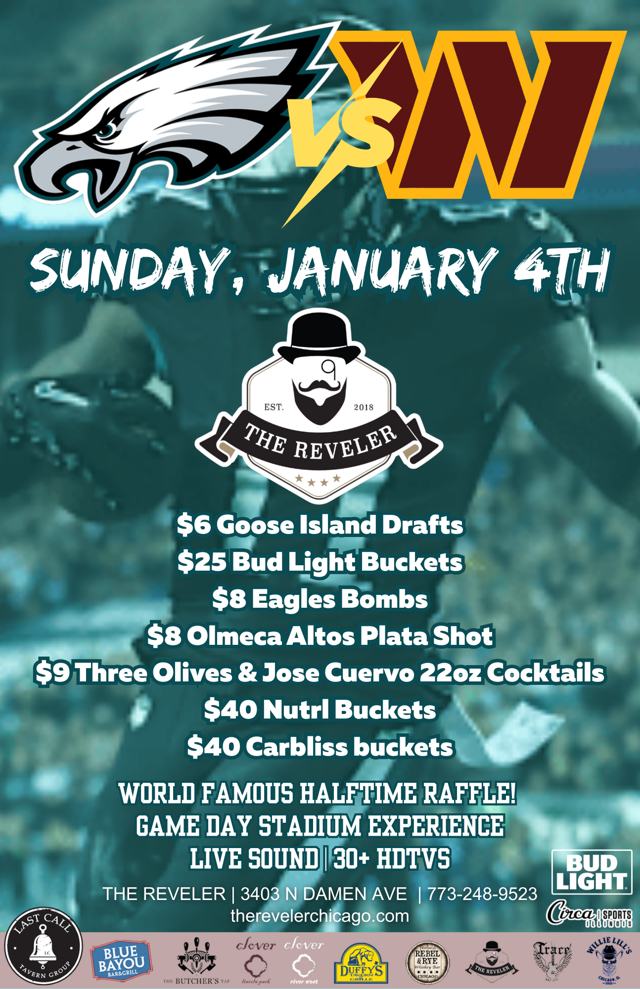 Half Off Pizza Monday at the Reveler