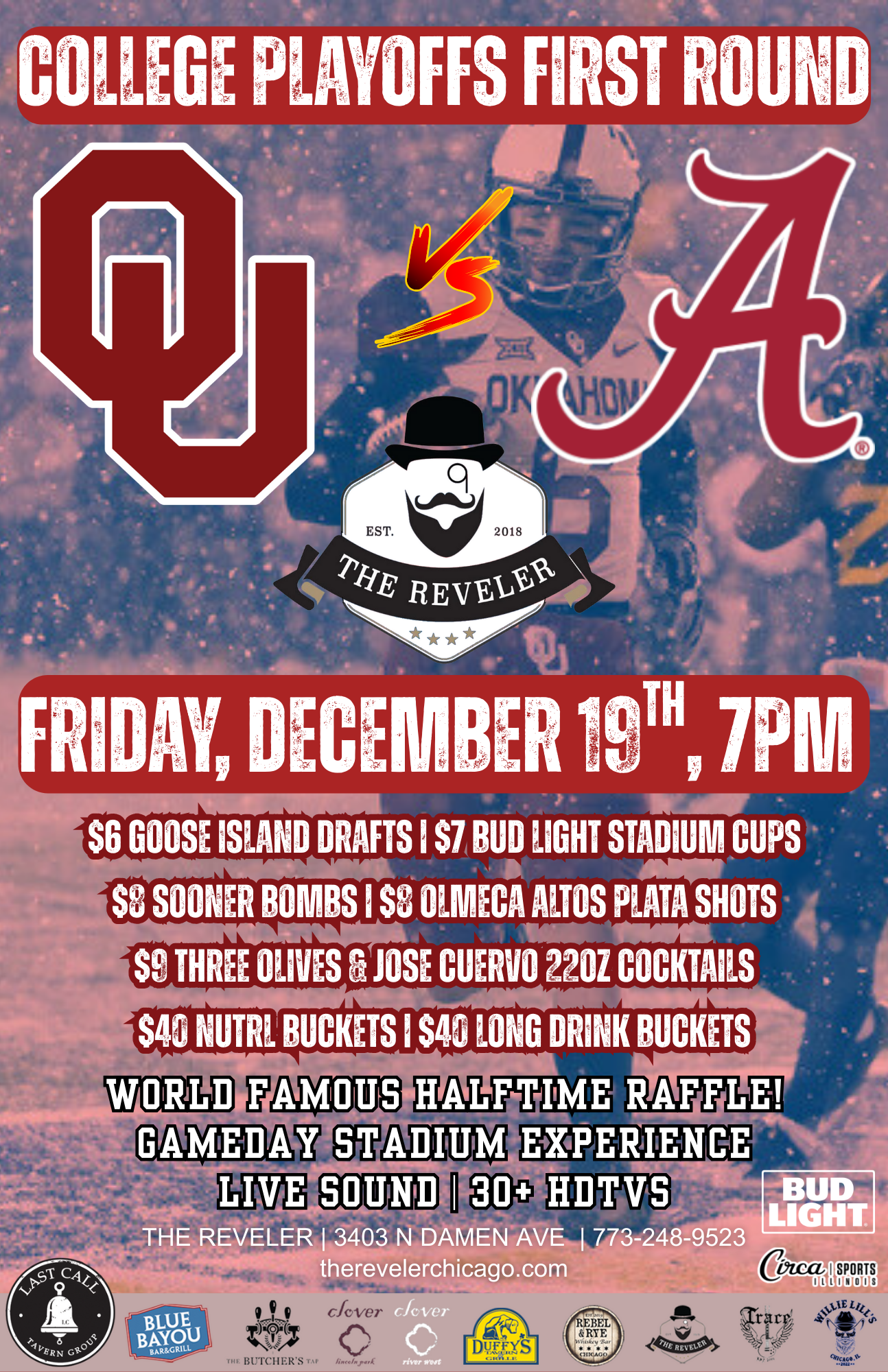 Half Off Pizza Monday at the Reveler