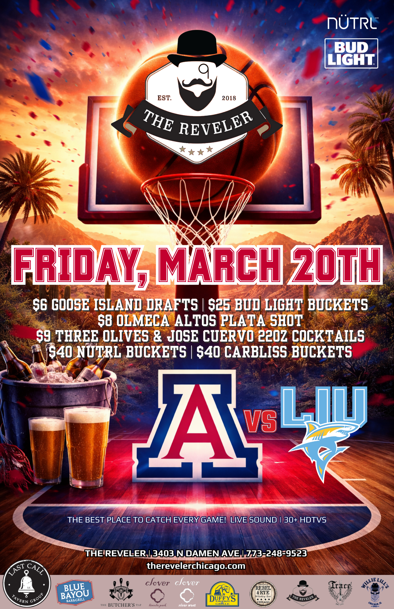 Half Off Pizza Monday at the Reveler