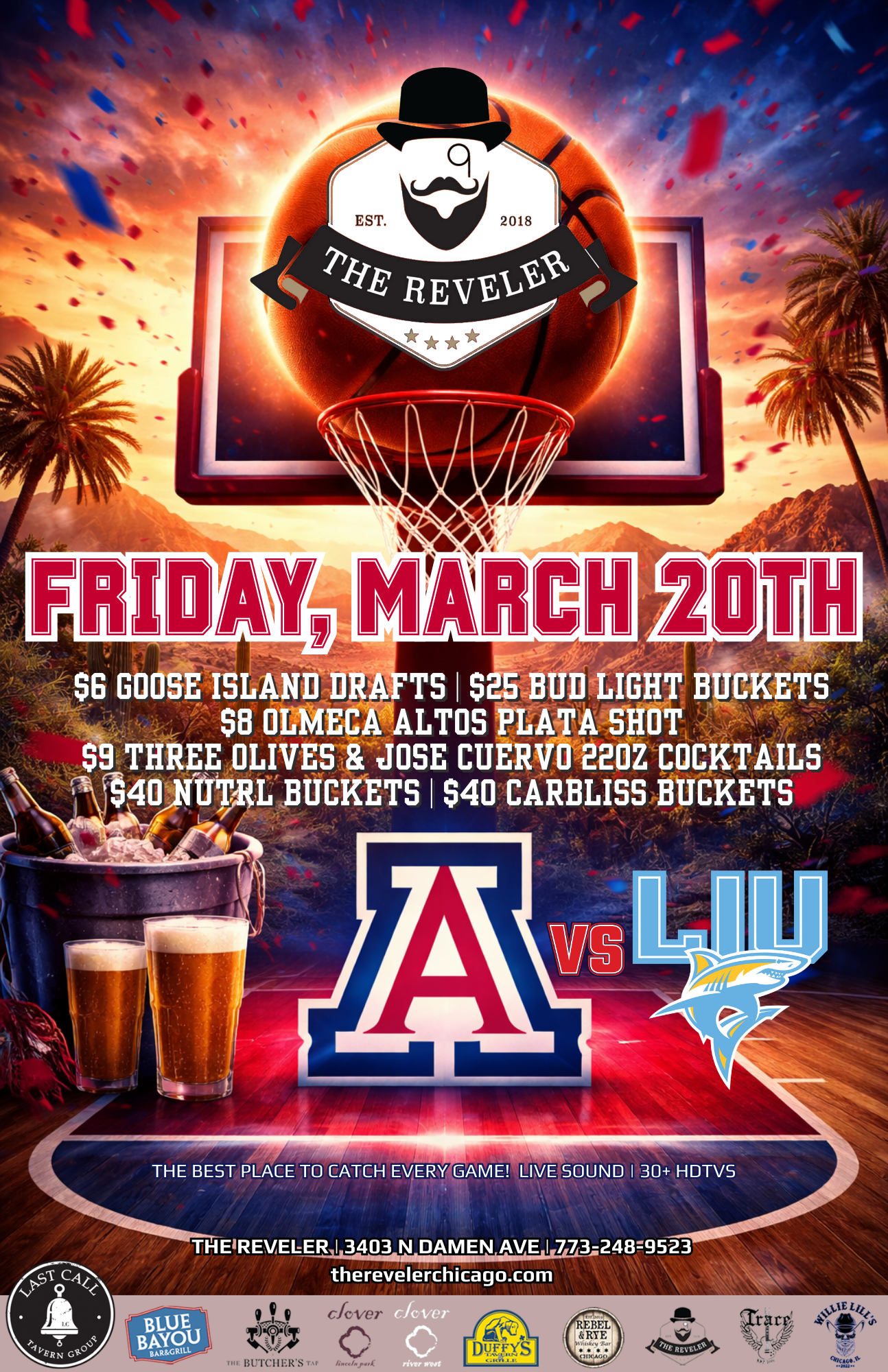 Half Off Pizza Monday at the Reveler