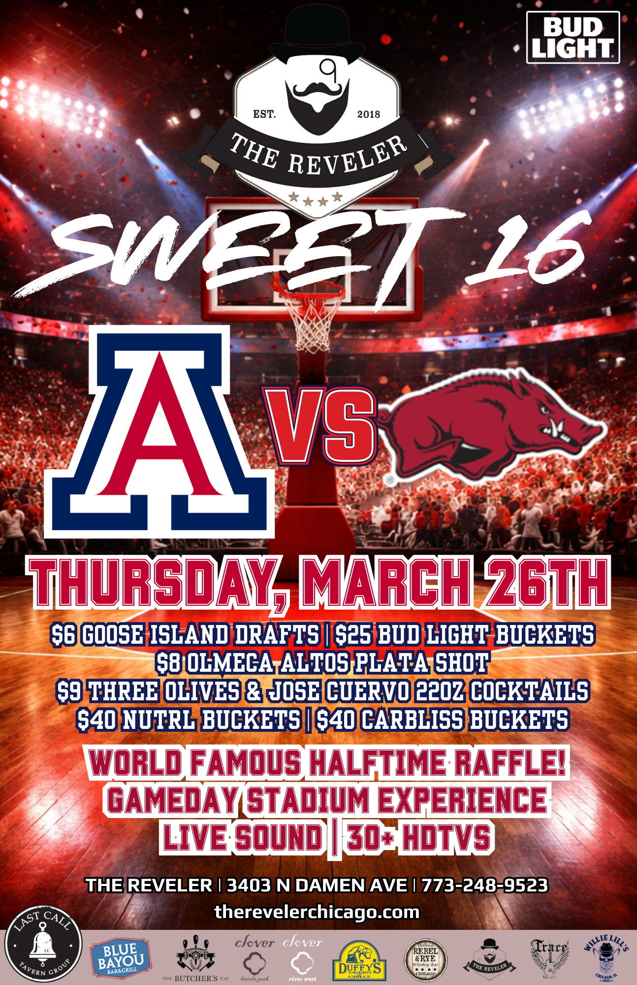 Half Off Pizza Monday at the Reveler