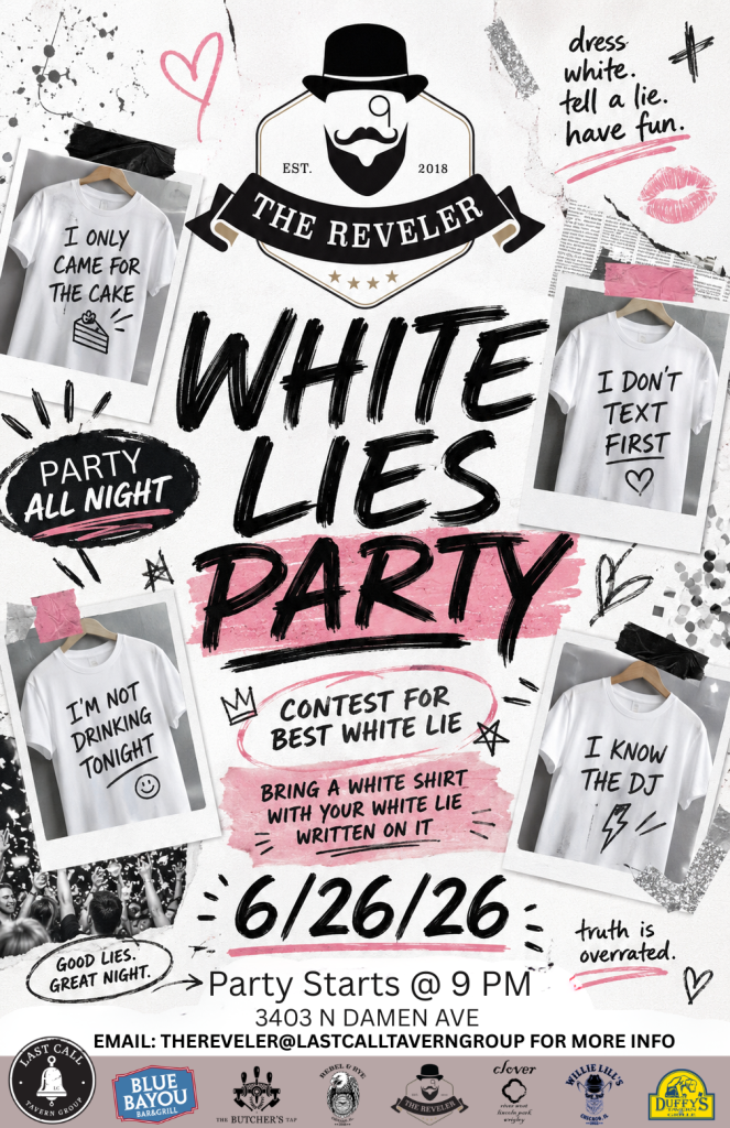 White Lies Party at The Reveler — June 26, 2026