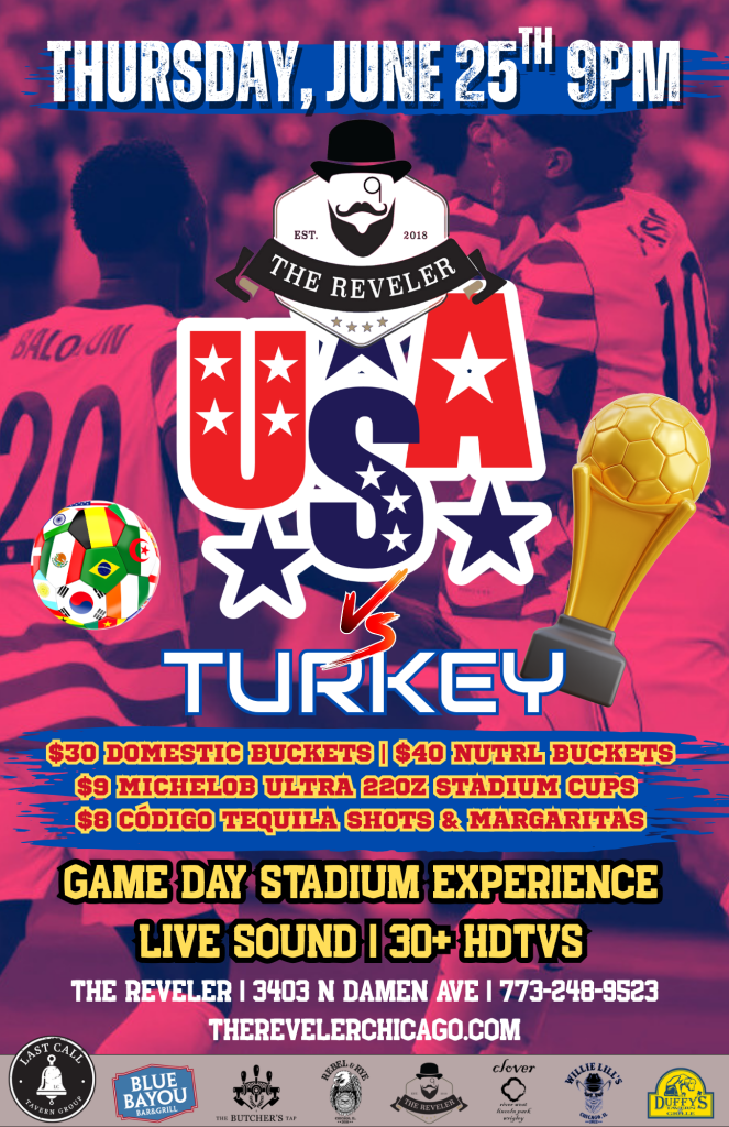 June 25, 2026 | USA vs. Turkey Watch Party | Reveler