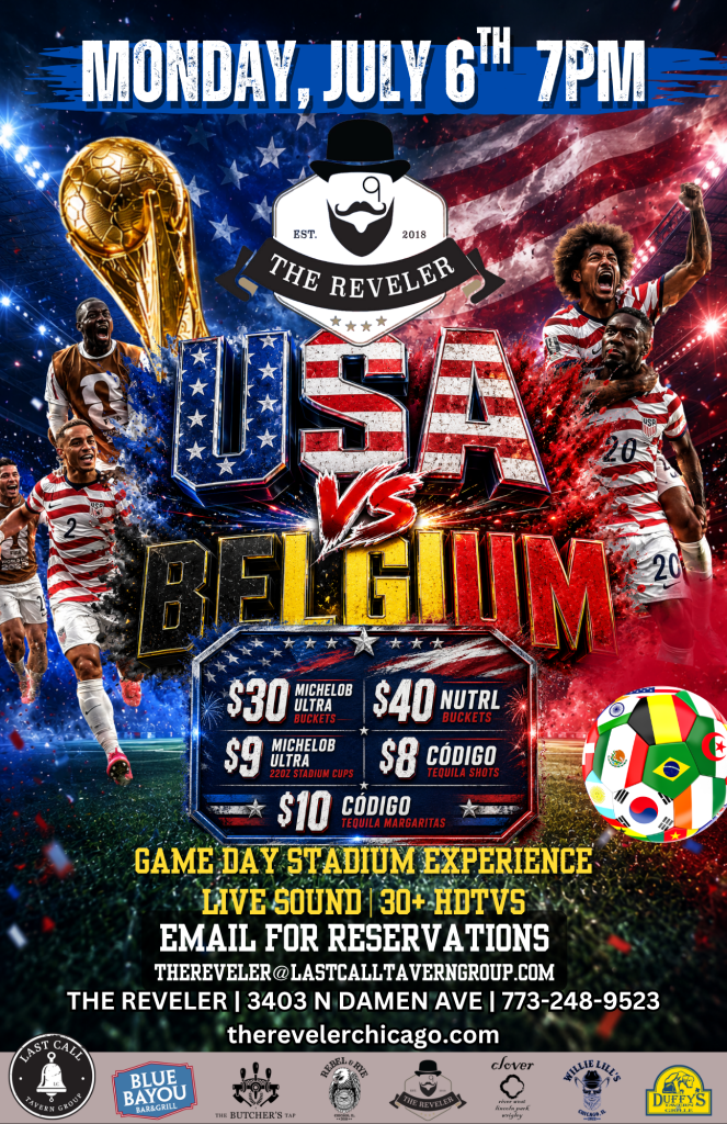 July 6, 2026 | USA vs Belgium Watch Party | The Reveler