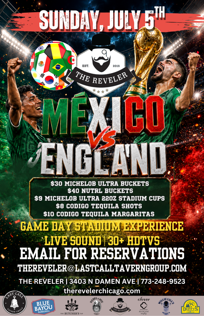 July 5, 2026 | Mexico vs England Watch Party | The Reveler
