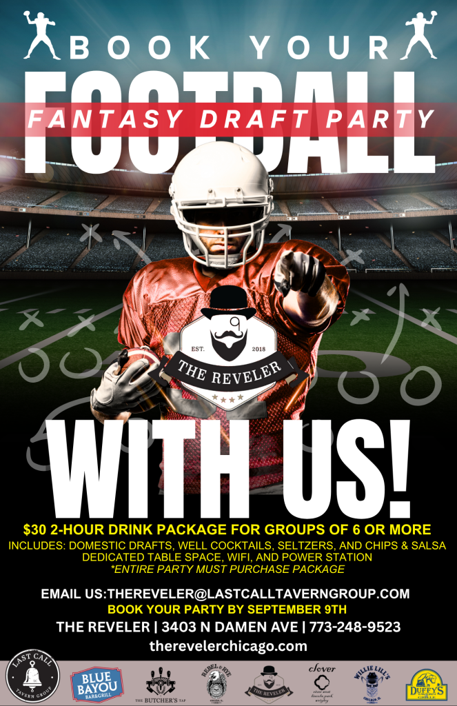 Book Your Fantasy Football Draft Party | The Reveler