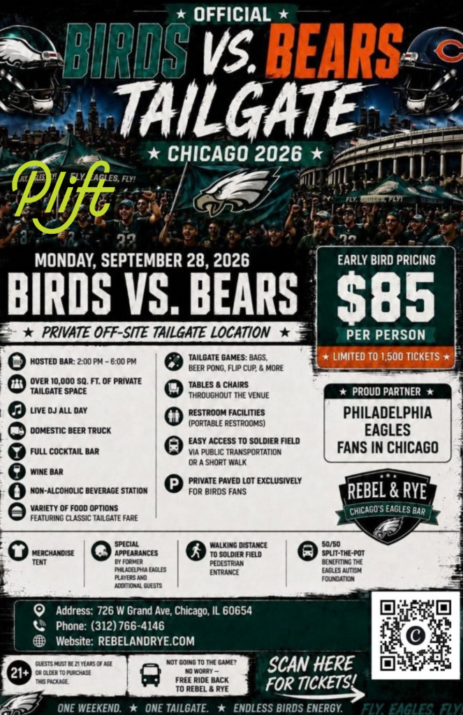 Official Birds vs. Bears Tailgate | The Reveler