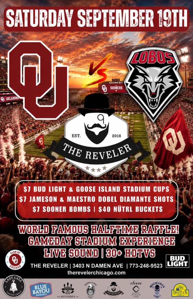 Saturday, September 19, 2026 | Oklahoma vs. New Mexico | The Reveler