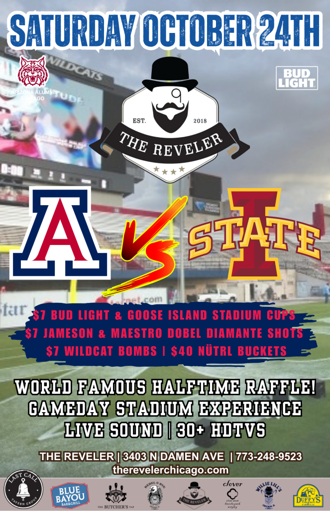 Saturday, October 24, 2026 | Arizona vs. Iowa State | The Reveler